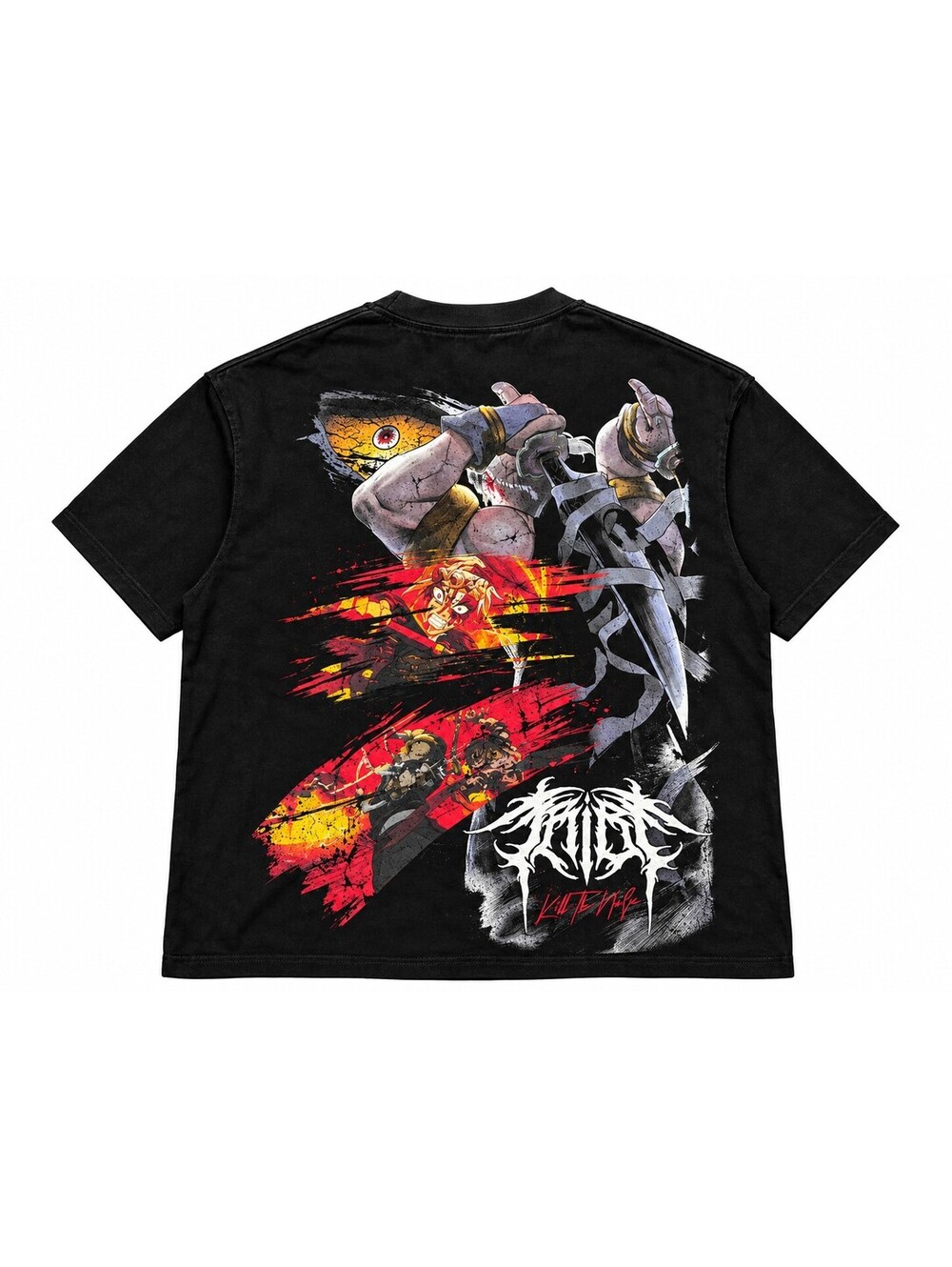 Dechire x Demon Slayer 'Ltd’ 6oz OS Tee in Gray (M)